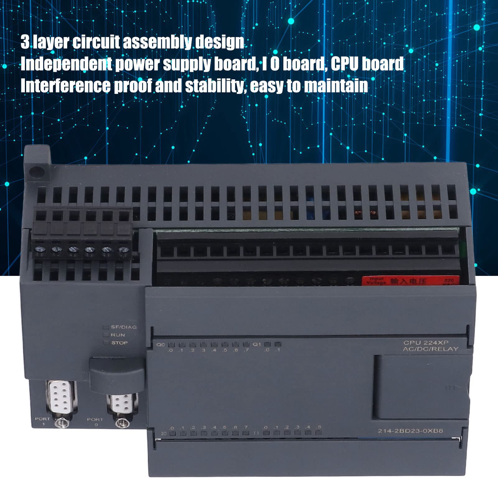 Programowalny Sterownik Logiczny Przekaźnik Przemysłowej Tablicy Sterującej dla S7‑200 CPU224XP z płytką ABS Step7 WinCC