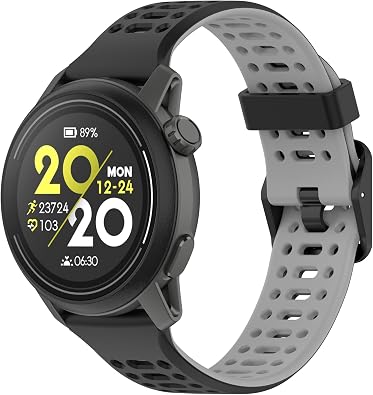 hengkang Watch Bands Fit for COROS APEX 2 Women Men, COROS PACE 2 Quick Release Durable Silicone Replacement Watch Bands Straps Wristbands Fit for COROS APEX 42mm Smartwatch