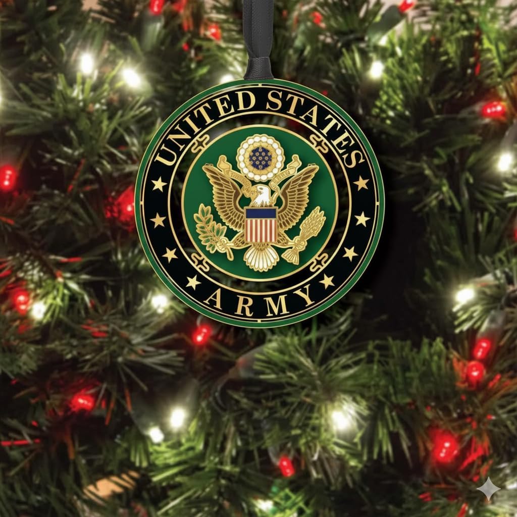 Beacon Design by ChemArt United States Army Seal Hanging Ornament