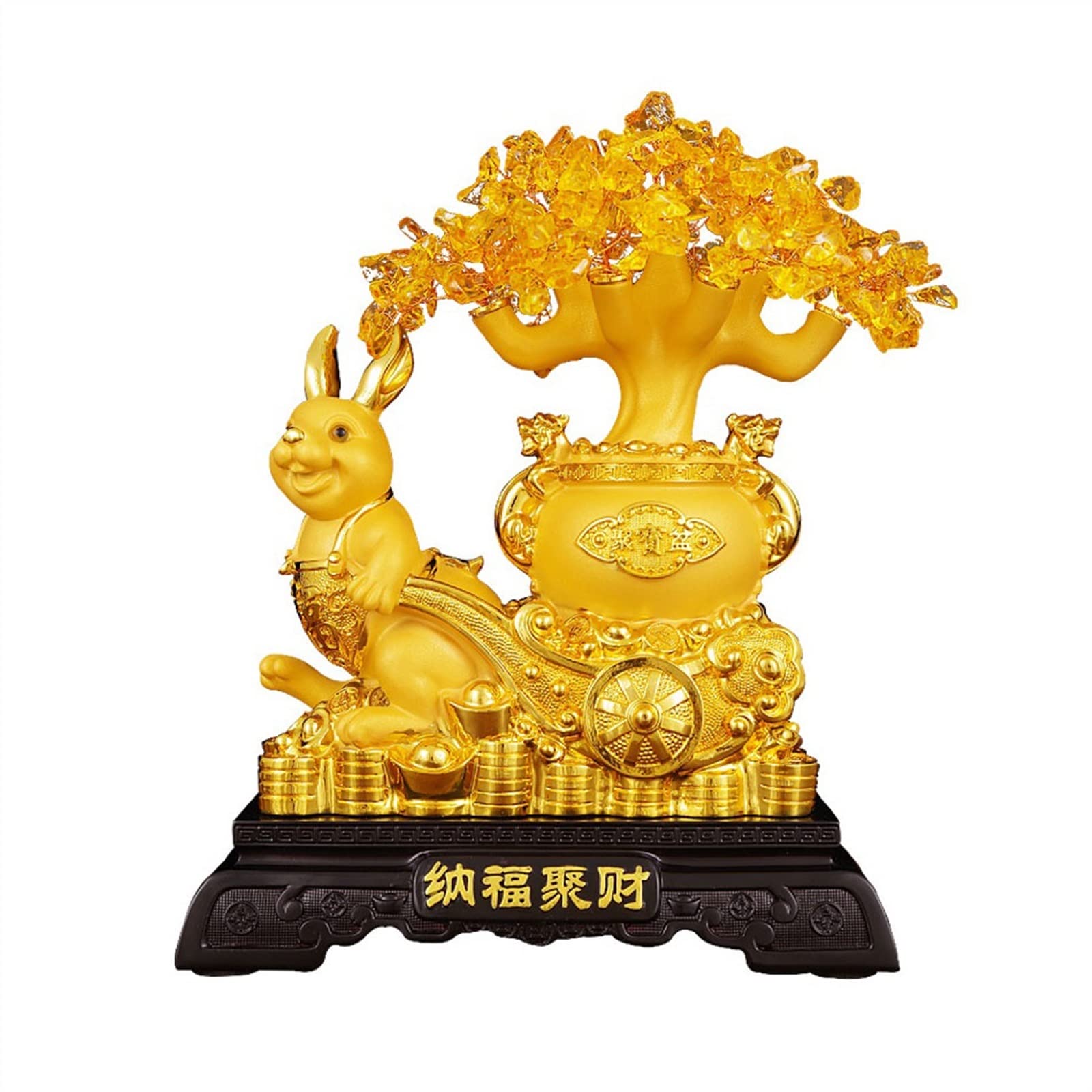 Ornements Feng Shui de lapin, cadeau idéal de table et bureau