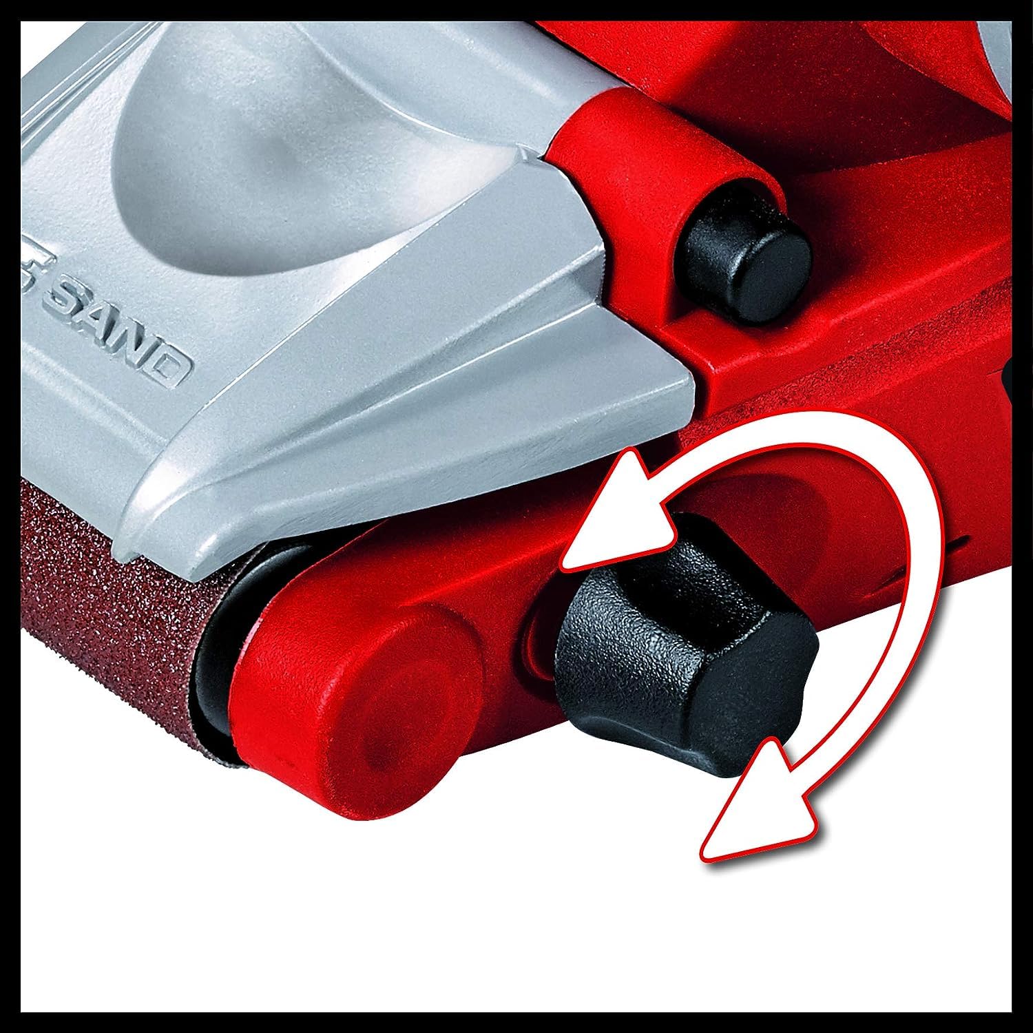 Einhell TE-BS 8540 E Levigatrice a nastro 230 V 850 W 300-400 m/min 75x140 mm