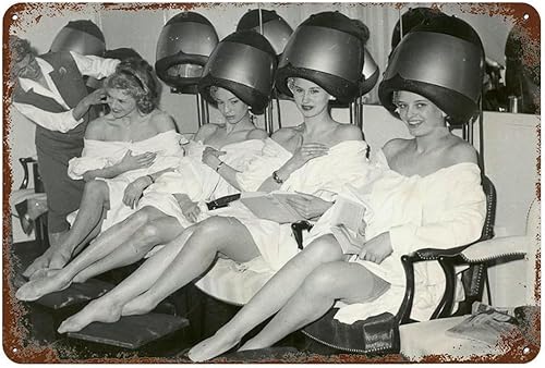 Hair Salon 90s Retro Barber Store Retro Beauty Salon Poster Wall Art Paintings Canvas Wall Decor Home Decor Living Room Decor Aesthetic 20x30cm Style