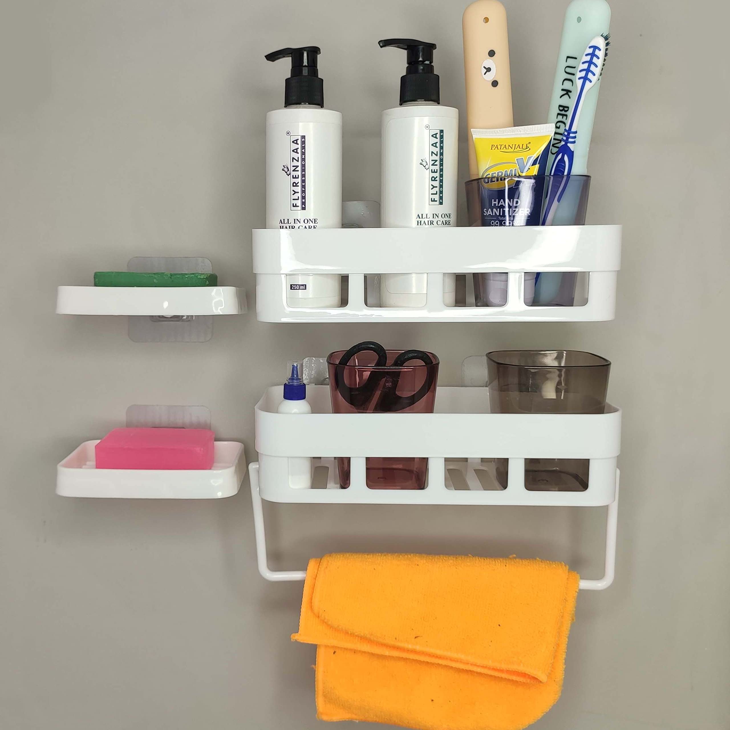 HOUSE OF VIPA Bathroom Accessories Kitchen Bathroom Shelf Wall Holder Storage Rack Bathroom Organizer Strong Adhesive Sticker Shower Rack Shelf (B0BCQLXHMC) Amazon Price History, Amazon Price Tracker
