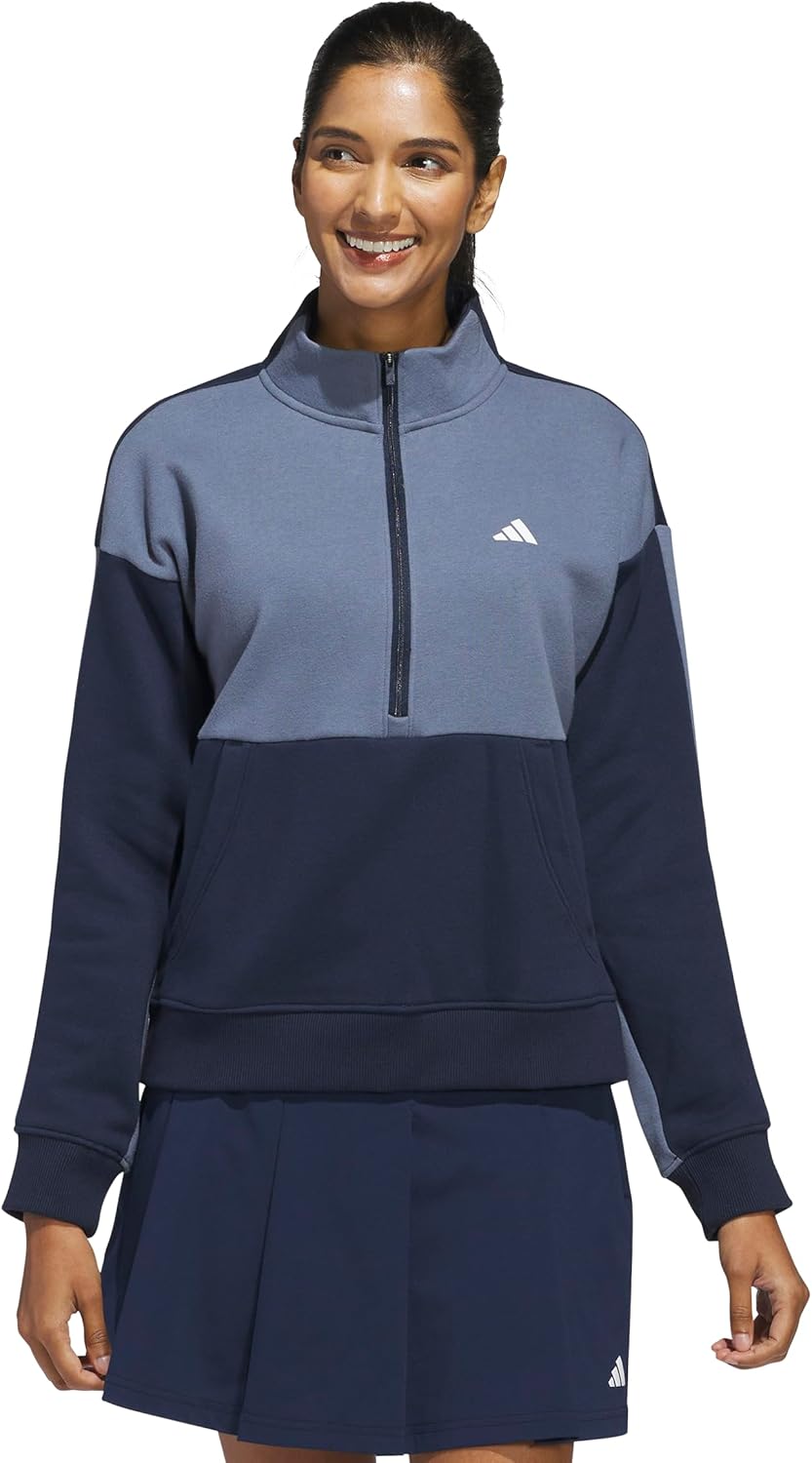 adidas womens Quarter-zip Jacket