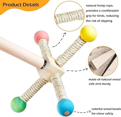 Bird Stand Perch Toy — lifestyle photo