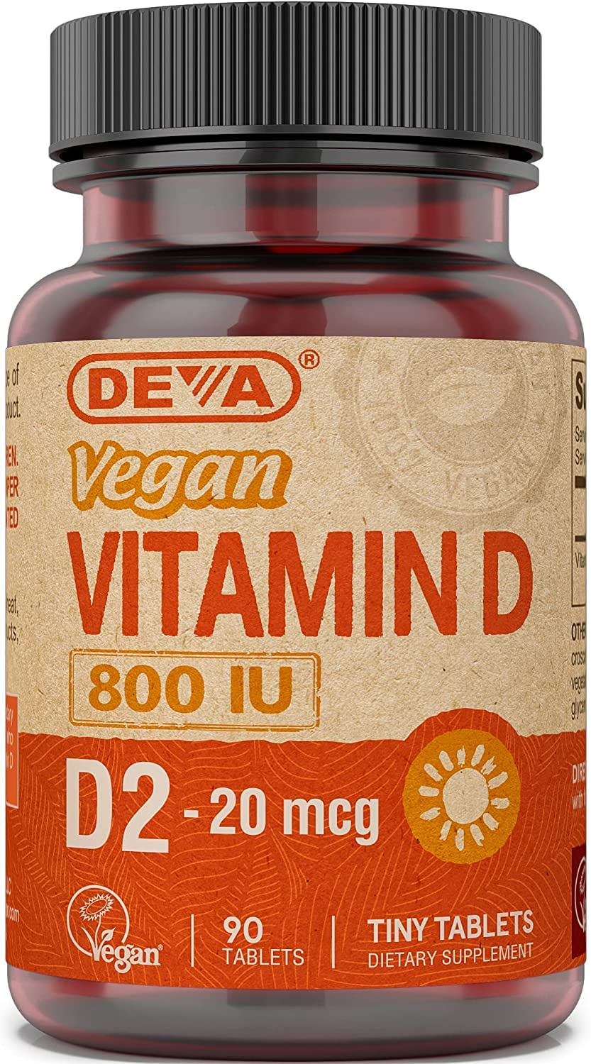 DEVAVegan Vitamins Vitamin D 800Iu Vegan 90 Tab