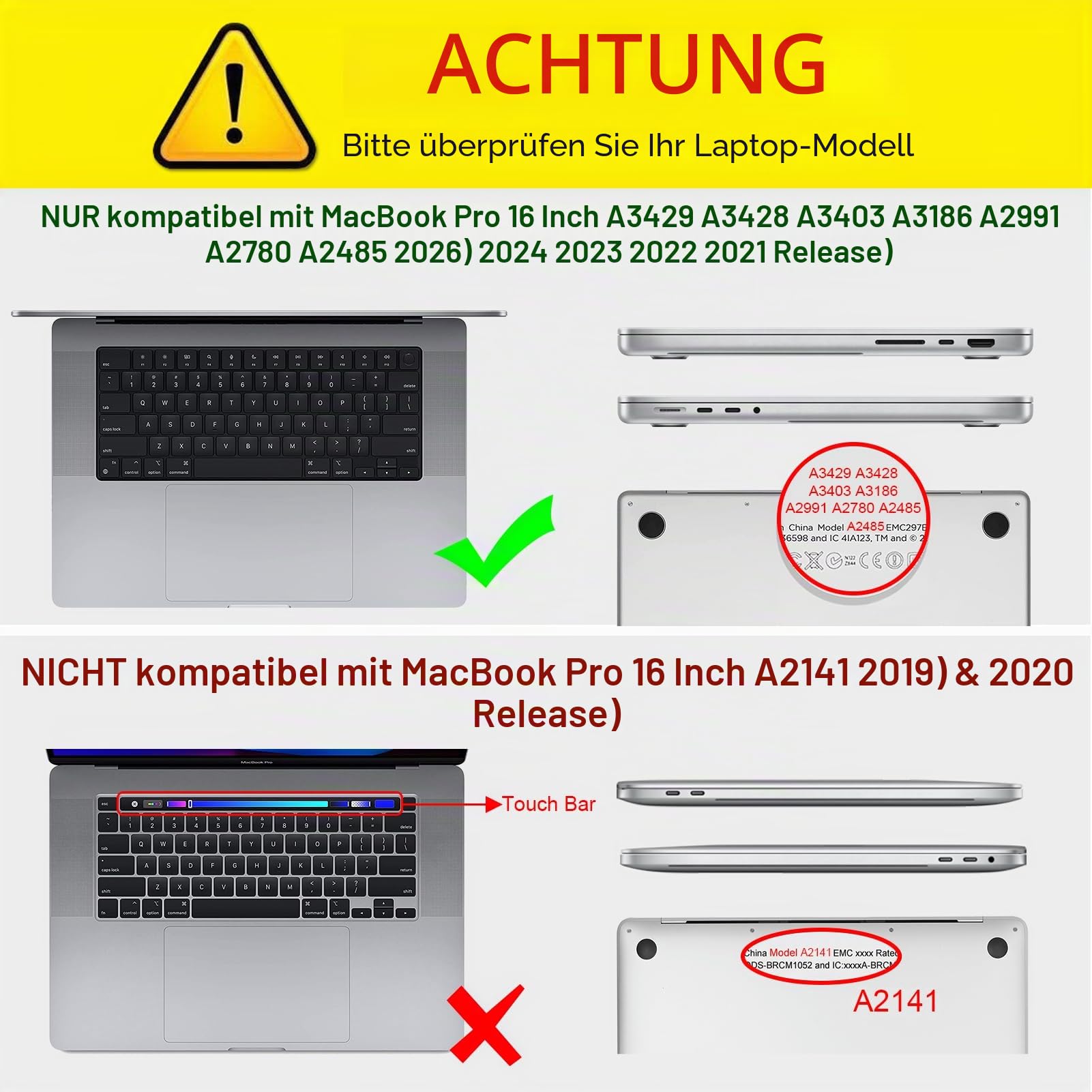 Fintie Hülle Kompatibel mit MacBook Pro 16 (2026-2021) M5 M4 M3 M2 M1 Pro/Max A3428 A3429 A3186 A3403 A2991 A2780 A2485, Ganzkörper-Rugged Schutzhülle TPU Stoßstange Case, Transparent