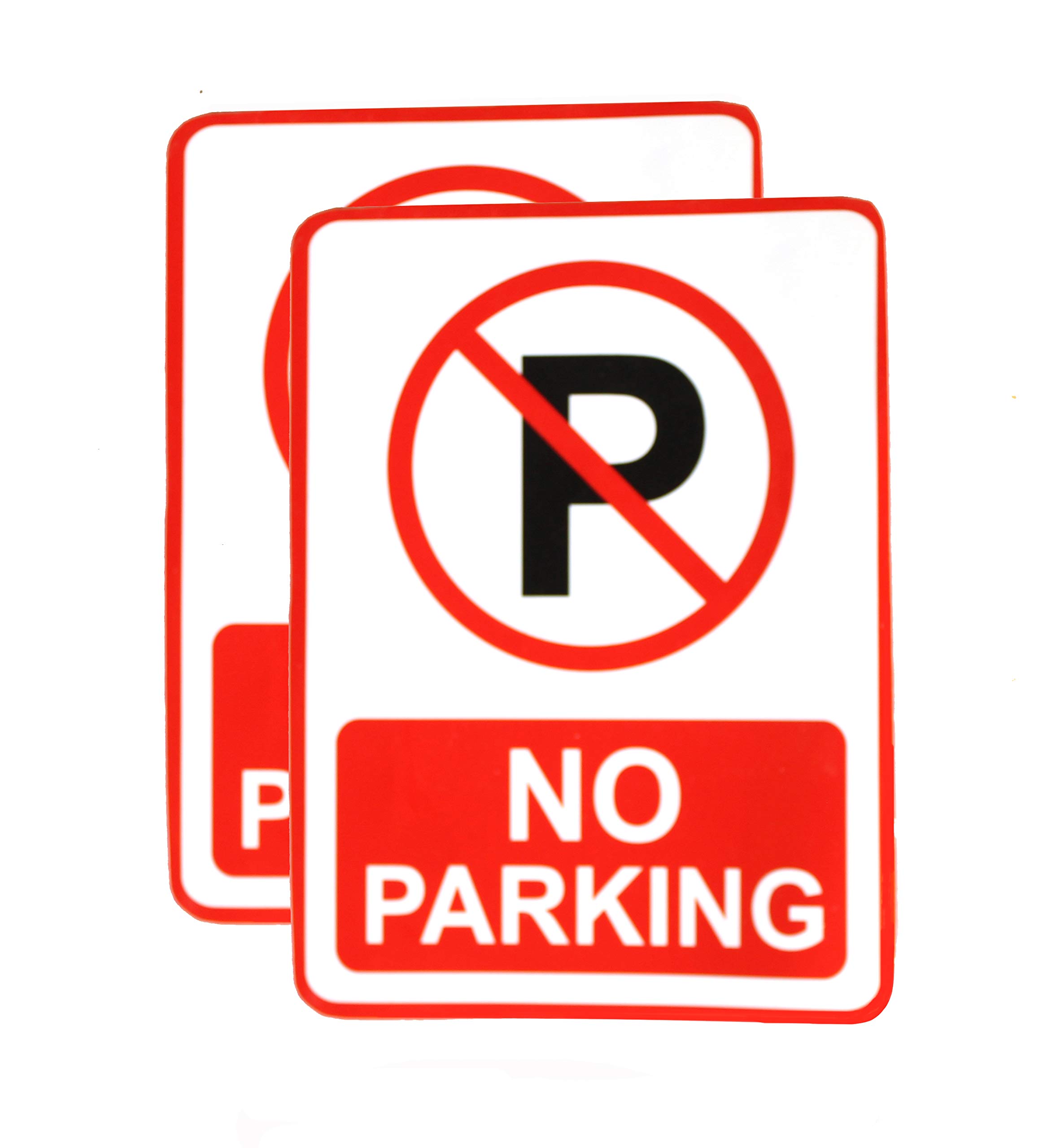 eSplanade No Parking Sign Red & White Sticker Decal - Easy to Mount Weather Resistant Long Lasting Ink (Size -7.5"x5.5") (B07V47YZC5) Amazon Price History, Amazon Price Tracker
