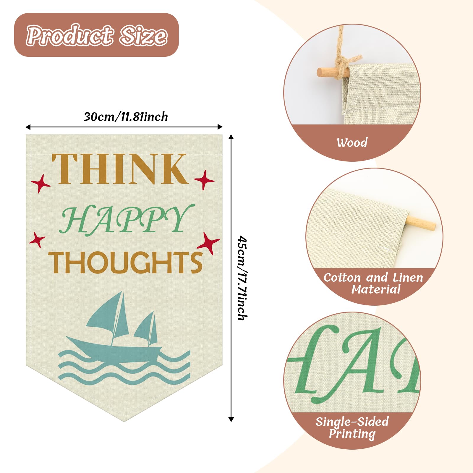 Inspirational Wall Decor for Kids Room Hanging Pennant Flag Motivational Quotes Positive Decor Inspirational Gifts for Physical Therapy Office Mental Health Office Christmas Birthday Gifts