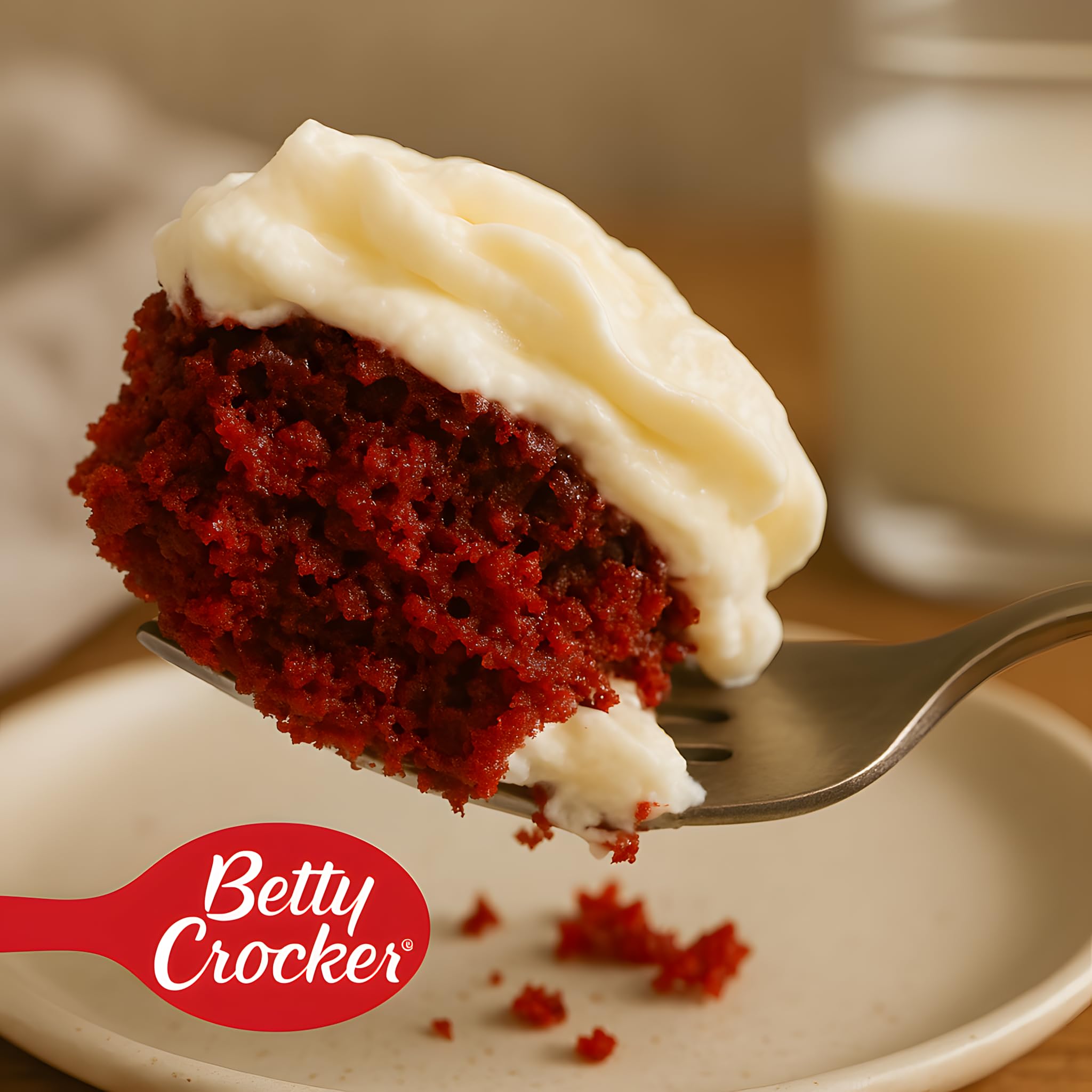 Betty Crocker Red Velvet Cake Mix, Mezcla para Pastel, 12 Porciones