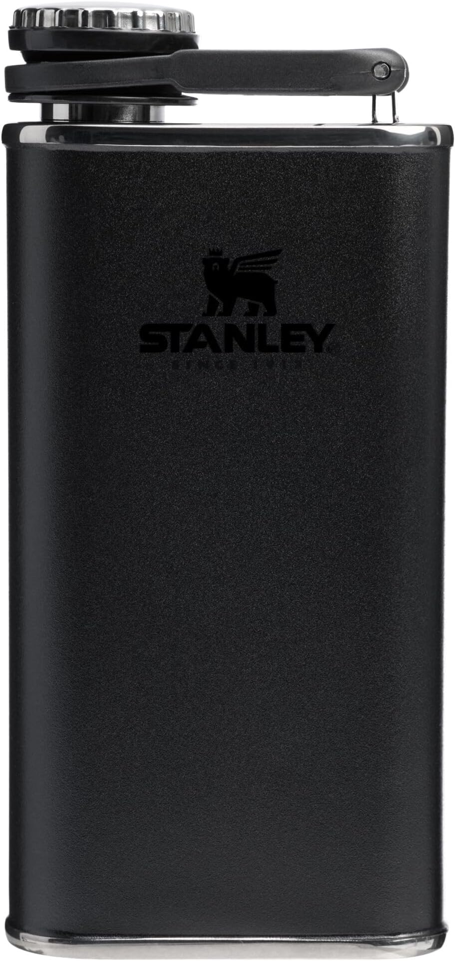 Stanley Classic Flask 8oz with Never-Lose Cap, Wide Mouth Stainless Steel Hip Flask