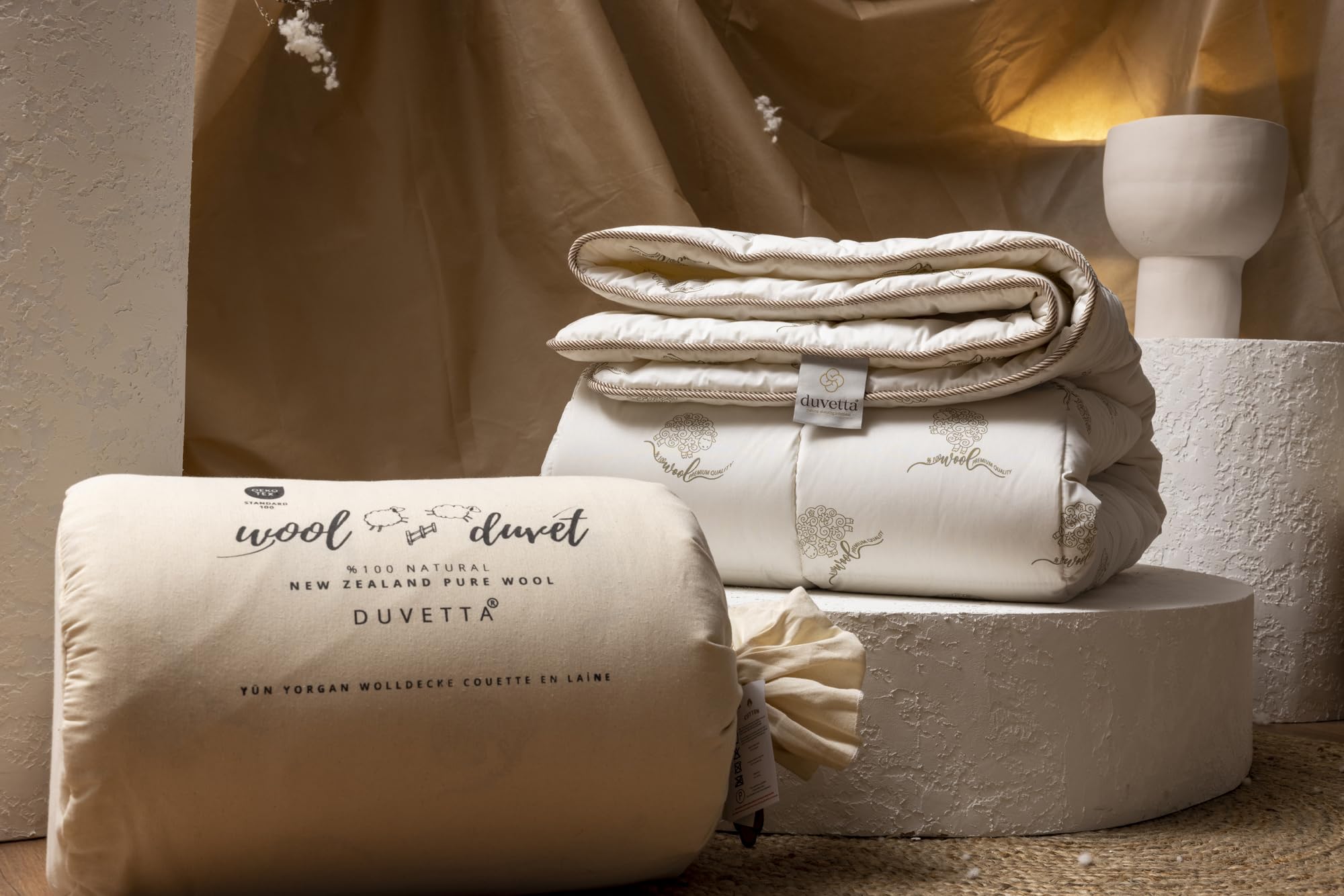 duvetta New Zealand Washable Wool Comforter Queen