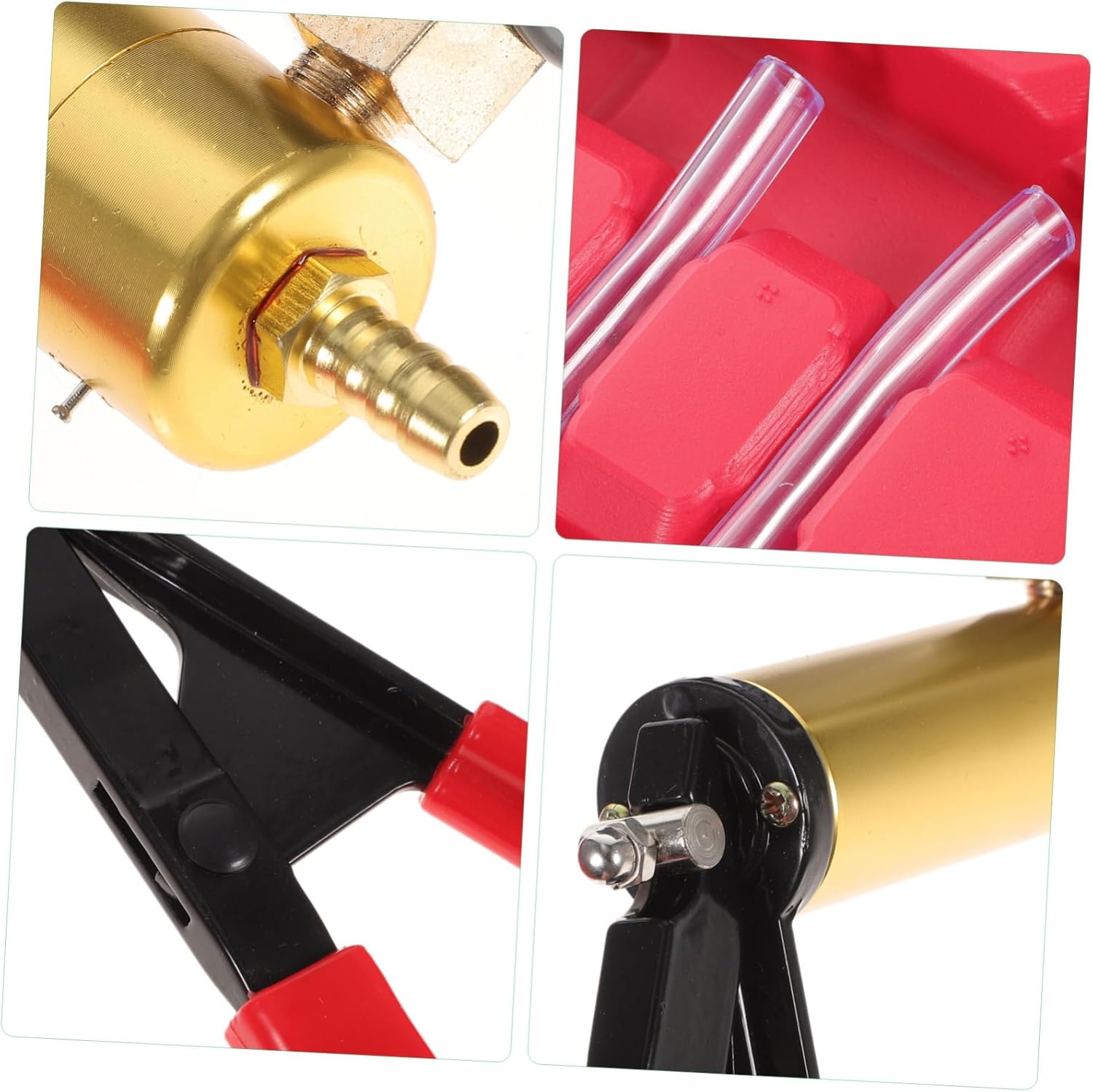 BESTYASH 1Set Manual Vacuum Brake Bleeder Kit Handheld Tool for Efficient Brake Fluid Replacement Compatible with Vehicle Models