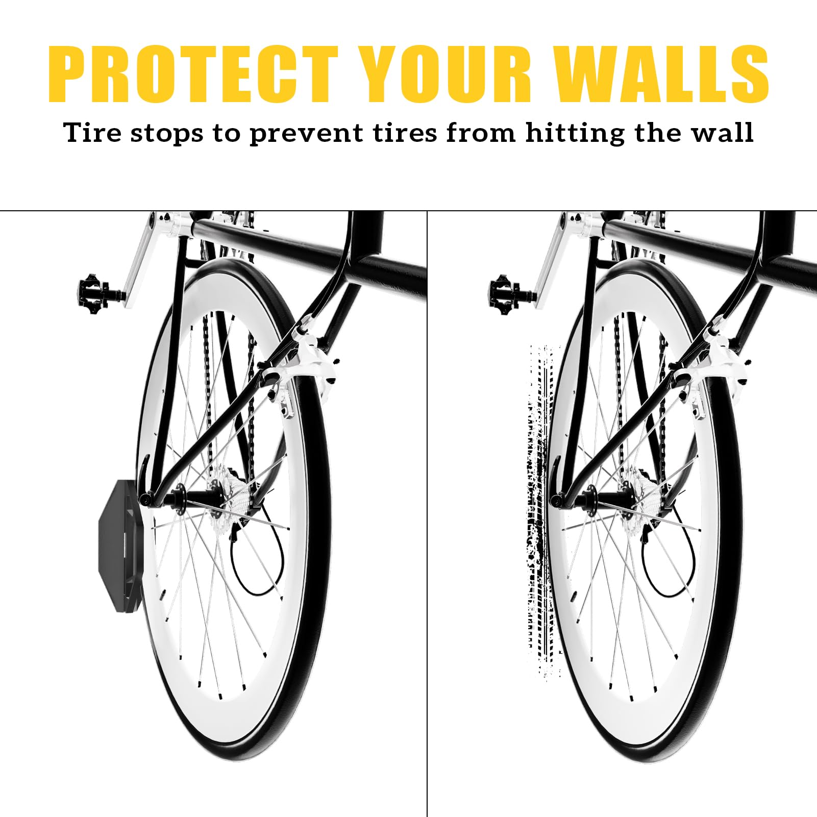 Soporte de pared para bicicleta, soporte para bicicletas de interior, soporte de pared para garaje, apartamento
