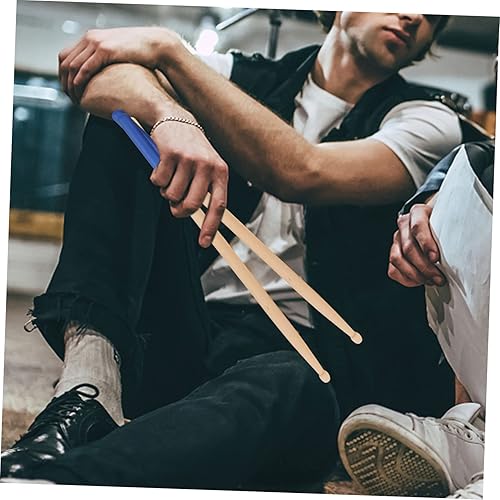 Miniatura 6 de VICASKY Práctico juego de baquetas de arce, cinta de palillo de madera, palo de percusión ligero de jazz