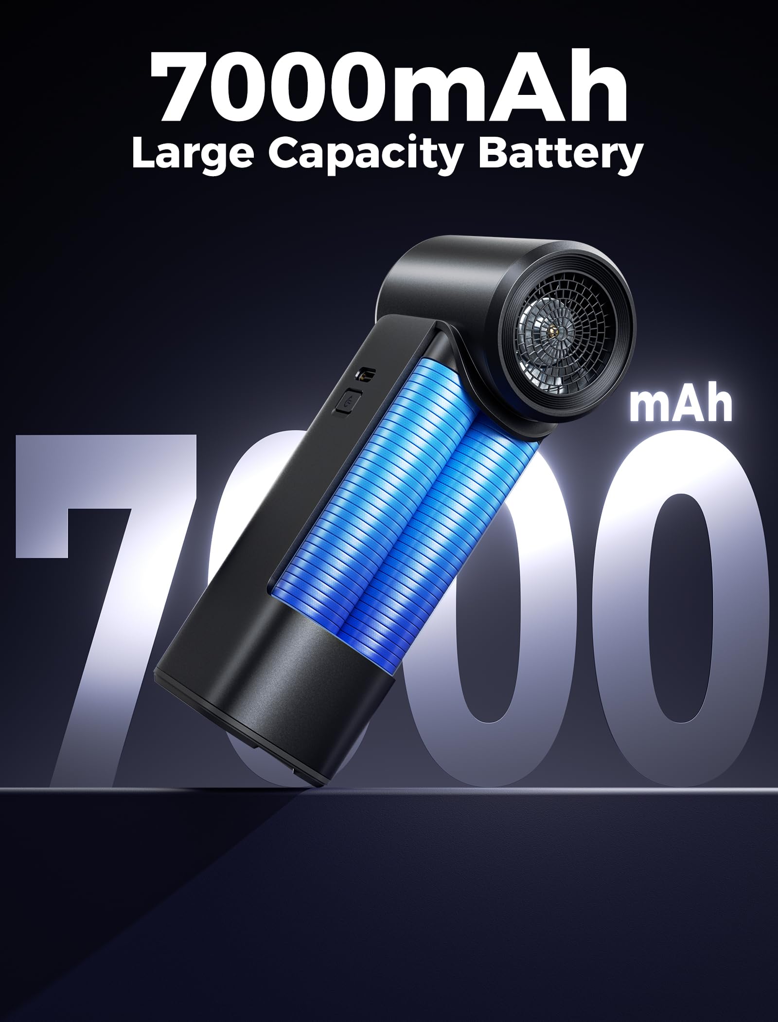 Aecooly Refroidisseur Air Froid Actif 10s Brume 70000 tr/min 7000mAh