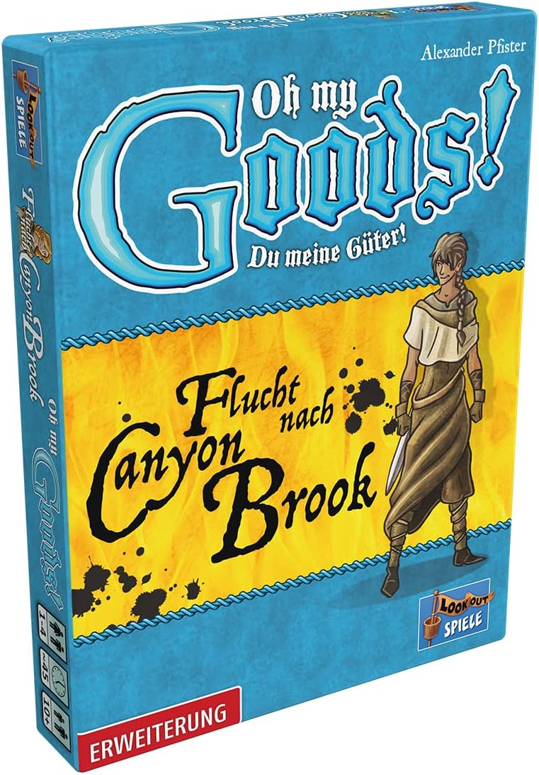 Oh my Goods! Du meine Güter! - Escape to Canyon Brook, Expansion, Family Game, Card Game, 1-4 Players, From 10+ Years, 45 Minutes, German