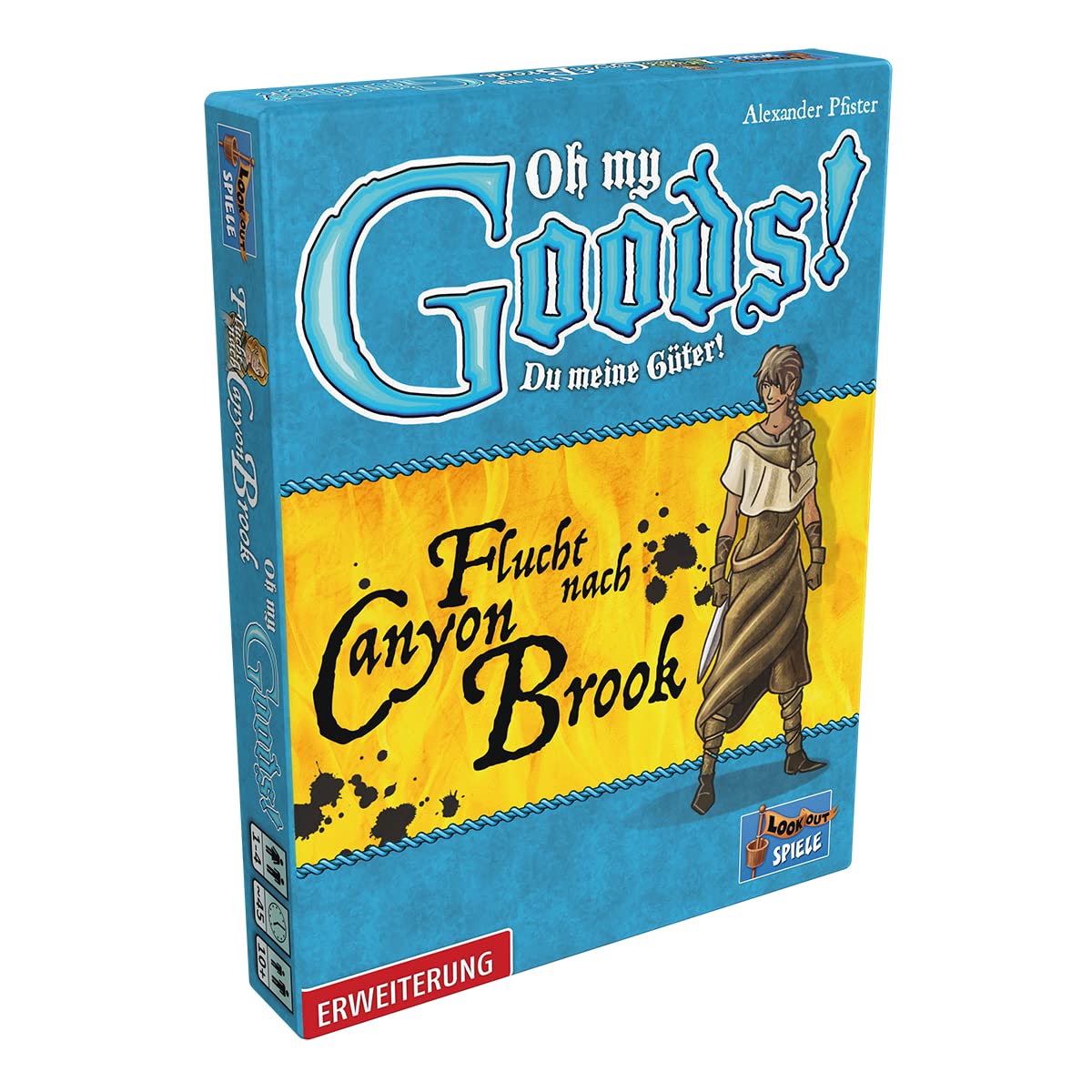 Oh my Goods! Du meine Güter! - Escape to Canyon Brook, Expansion, Family Game, Card Game, 1-4 Players, From 10+ Years, 45 Minutes, German