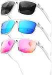 Sunglasses-for-Men Polarized Mens Sunglasses: Retro Sun glasses with UV Protection for Driving Fishing Golf