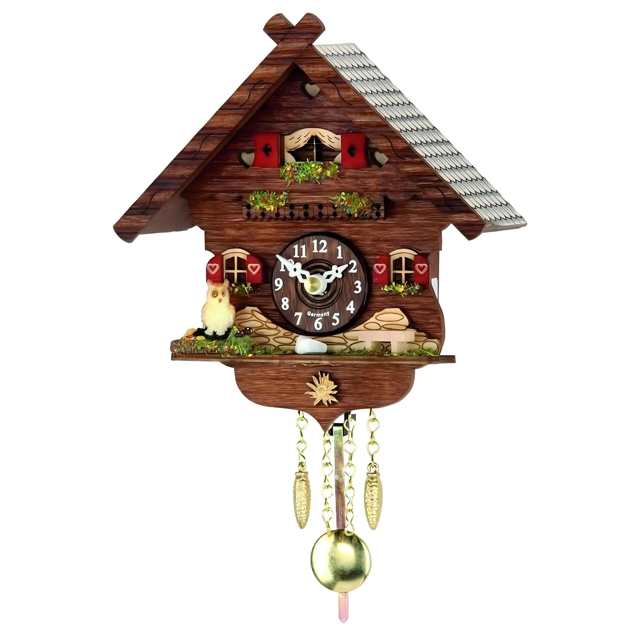 Dolfi Cuculino Cuckoo Clock | Hand-Painted Wood in Val Gardena | Religious Article