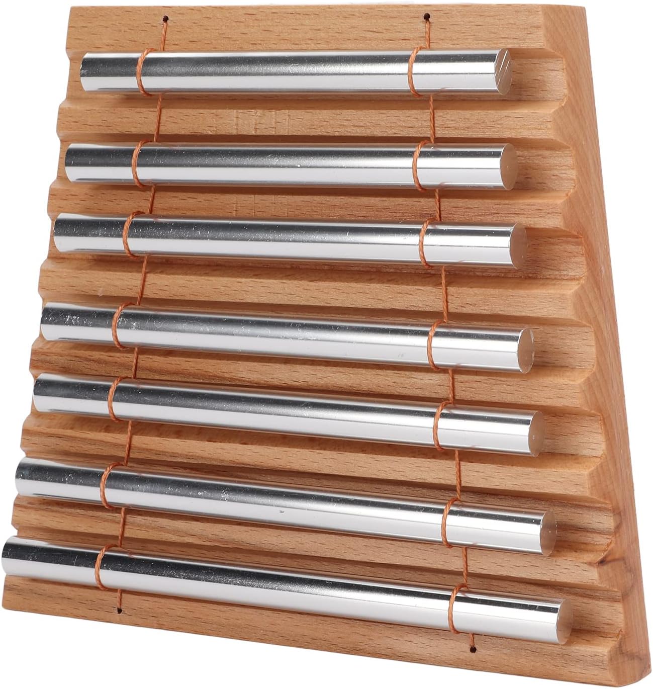 7 Tone Hand Crank Wind Chime, Positive Meditation Wind Chime, Percussion Reminder with Mallet for Classroom Management