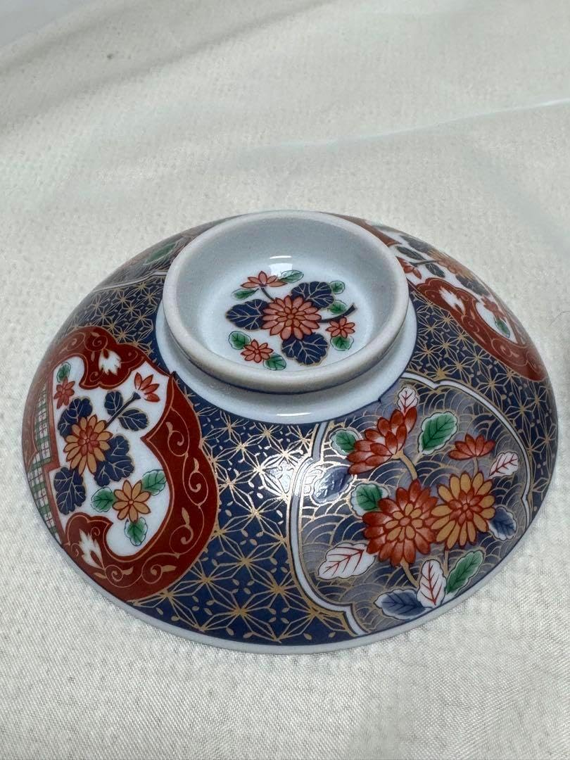 箱付き・有田焼 醍醐窯 蓋付き 丼ぶり 5客 雑煮碗 金彩古伊万里