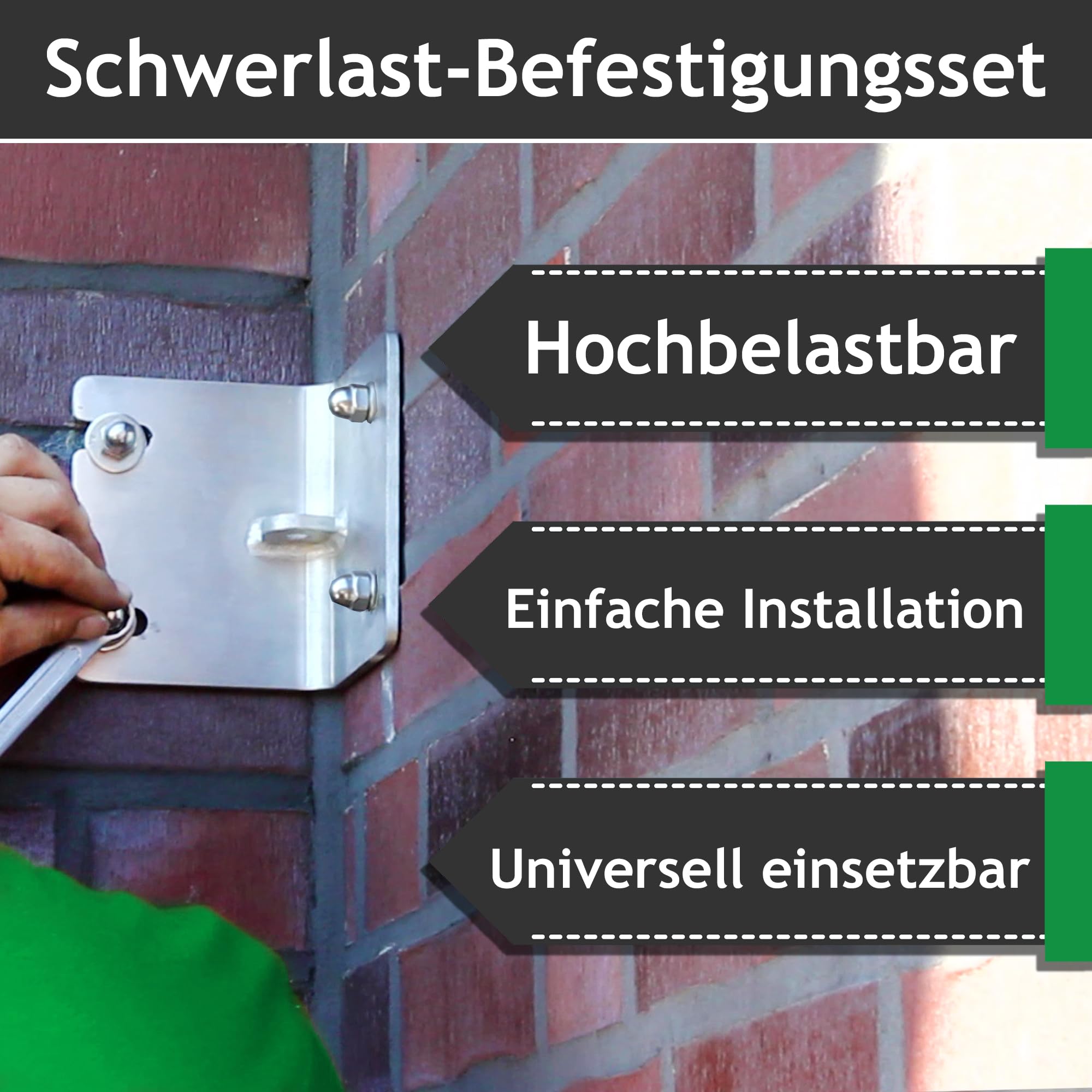 Schwerlast-Befestigung Thermax M16, 12–17cm WDVS (4X Befestigungspunkte)