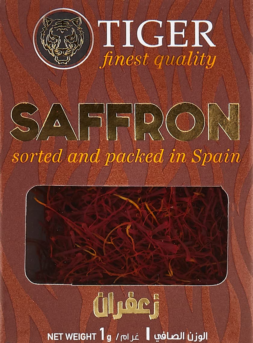 Tiger Saffron Spanish Saffron Box, 1 Gm