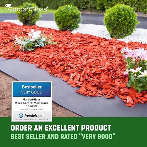 GardenGloss Weed Control Membrane Heavy Duty 150g/m2 - (15m x 2m, Folded) - 2