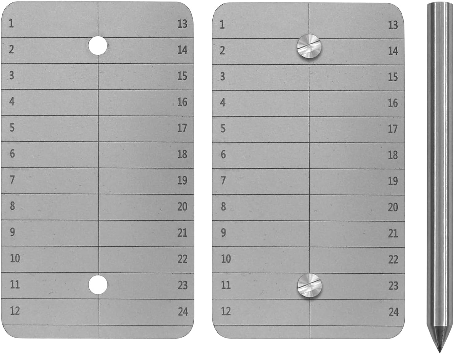 Titanium Crypto Seed Phrase Storage, 0.5mm Waterproof Metal Seed Phrase Plate, Fireproof Offline Cold Storage for Bitcoin Crypto Wallet, Seed Holder with Pen & Screws (2)