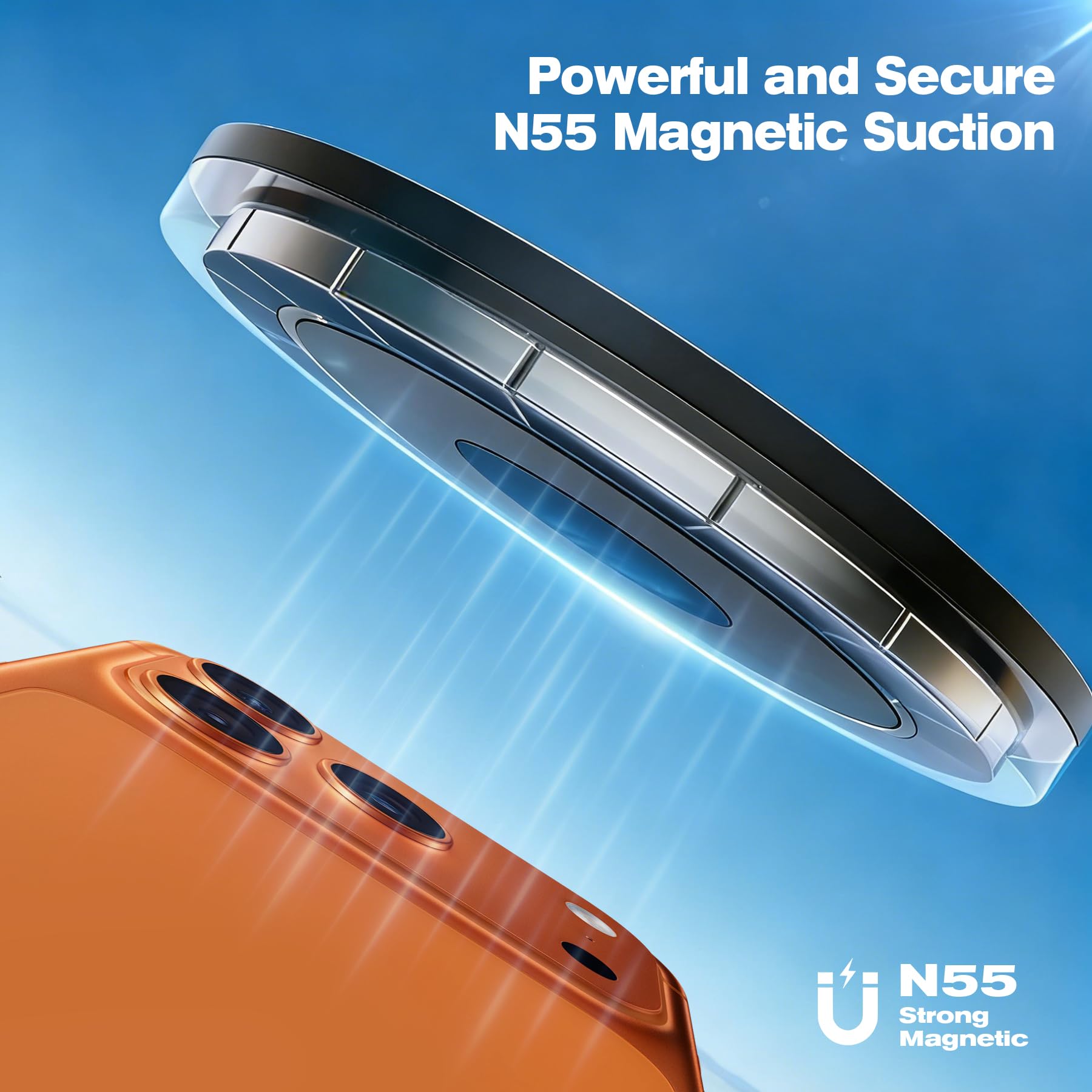 Soporte para teléfono de viaje, clip 2 en 1 y soporte de trípode, soporte magnético para teléfono para avión, escritorio, equipaje, compatible con iPhone 13-17 Series, teléfonos Android (anillo