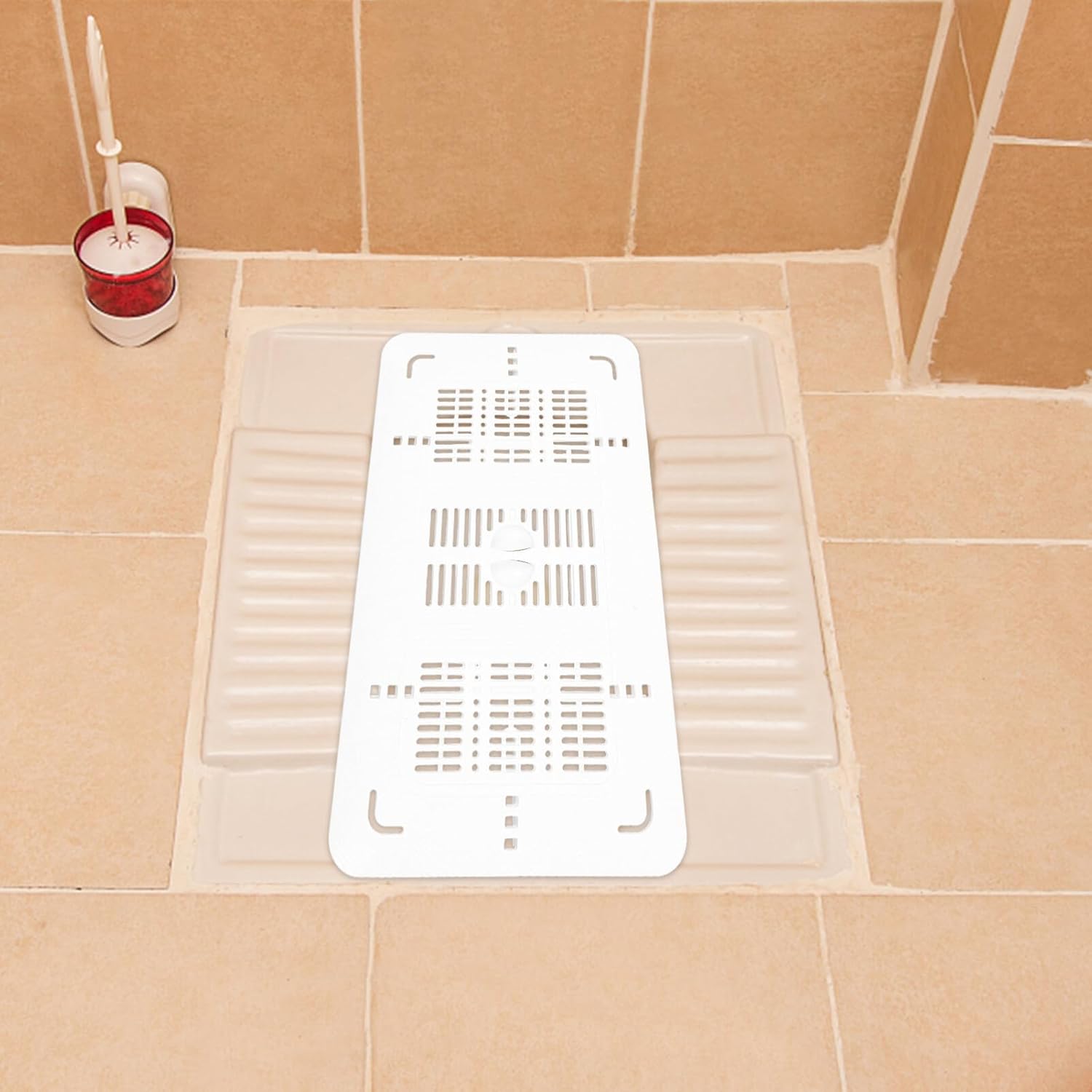 iplusmile Toilet Squatting Pit Cover Plate Bathroom Accessory Squat Toilet Lid for Easy Installation and Cleaning Design
