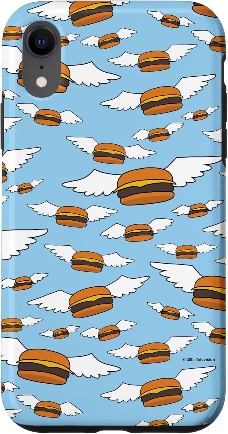 iPhone XR Bob’s Burgers Flying Cheeseburgers Blue Case