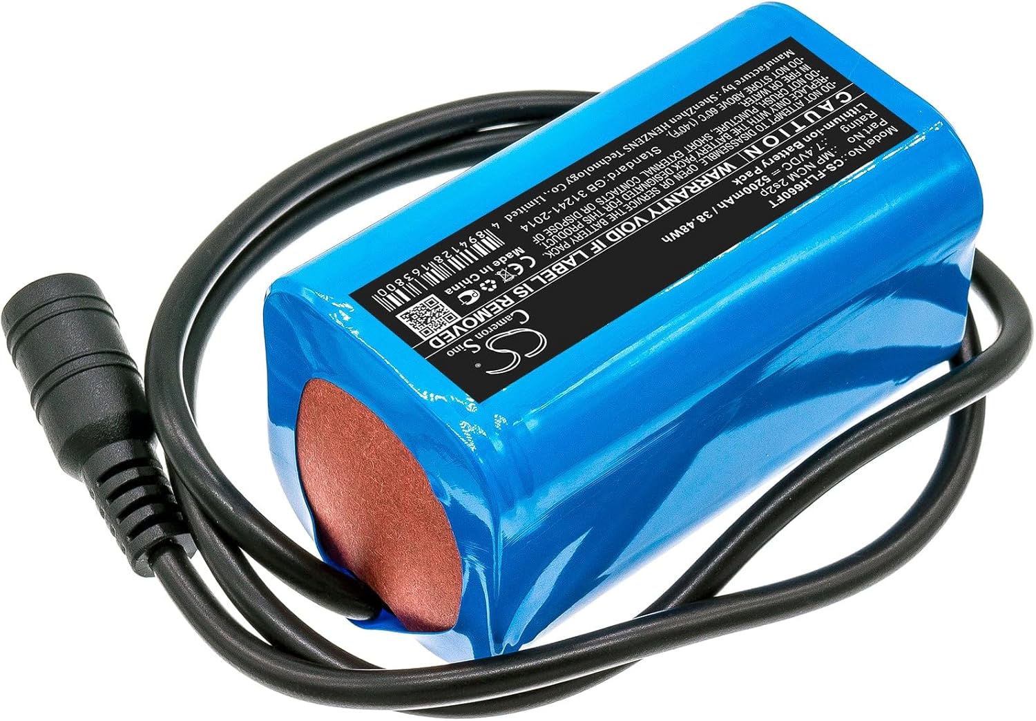 VI VINTRONS Battery for Square LED Light, MP NCM 2s2p,