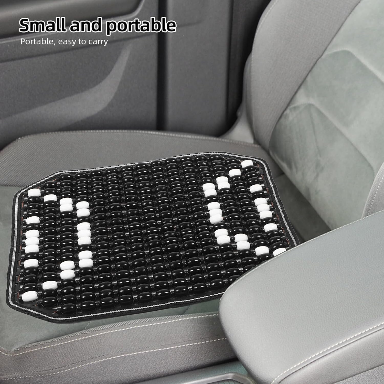 iplusmile Beaded Car Seat Cover Cooling Cushion for Comfortable Driving Breathable and Ventilated Seat Protector Compatible Vehicles Stylish Design for SUV Truck and Auto