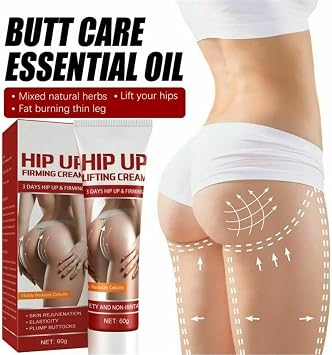 Butt Enhancement Cream, Hip Lift Up Cream for Bigger Butt, Deeply Moisturizing Butt Cream for Plump Firming Shaping, Buttock Enhancement Cream Butt Enlarge, 60g (1pcs)