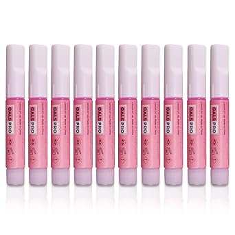 Strong Nail Glue for Press Ons - 10 Pack, 2ml 0.07oz Each, Professional, Extra Strength & Long Lasting Nail Glue for Fake Nails with Fine Applicator Tip & Quick Drying Time