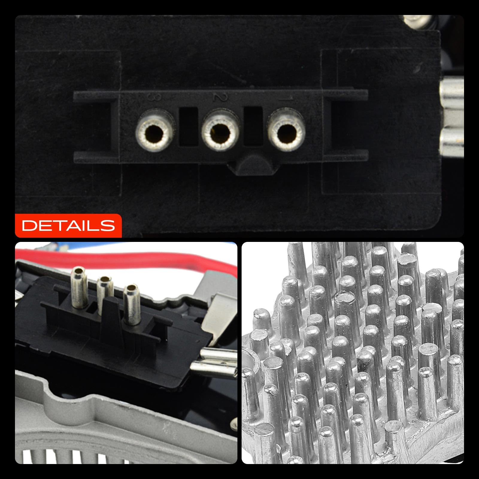 Frankberg Resistenza riscaldante Regolatore del ventilatore Compatibile con Classe C W202 Classe E T-Model S210 Classe C T-Model S202 SLK R170 Classe E W210 Replace# 2108206210