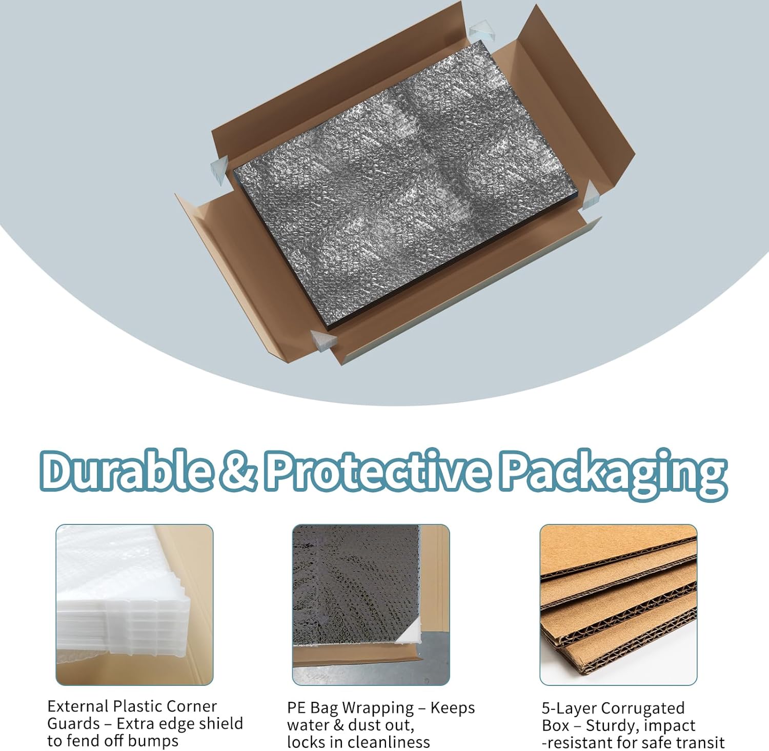 4 Pack Foam Board 24"x36", 3/16 Inch Thickness Black Poster Board, Double-Sided Acid-Free Foam Core Board, Large Lightweight Polystyrene Mat Board for Painting, Display, Craft & School Projects
