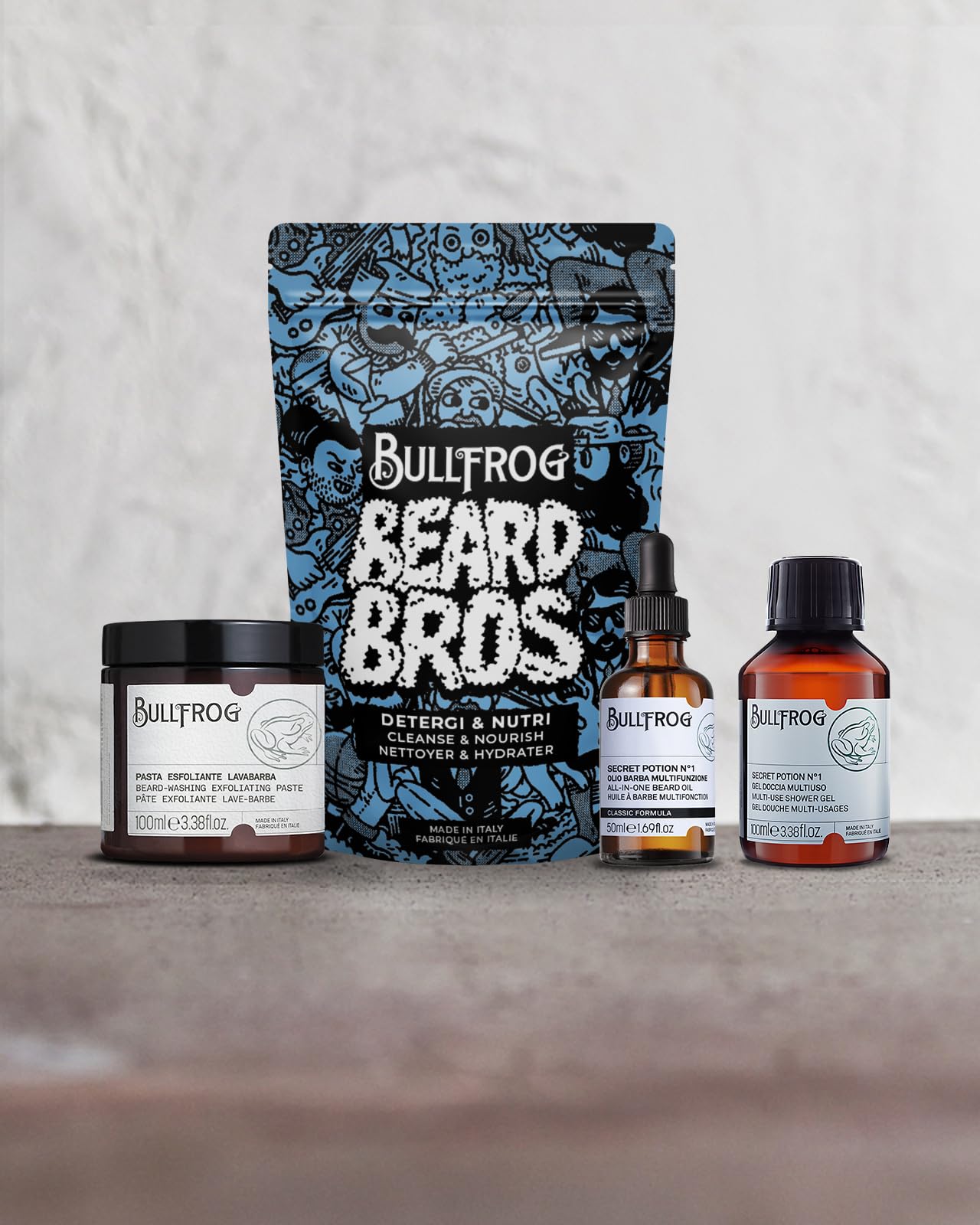 Bullfrog Kit Beard Bros: Detergi & Nutri