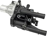 Vista 5 de 25189437 Conjunto de carcasa de termostato refrigerante de motor para salida de agua para 2009 2010 2011 Chevy Chevrolet Aveo, 2009 10 11 Aveo5
