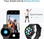 Smart Watch for Men Women, 1.27" HD Touchscreen Fitness Tracker, Bluetooth Calling, 100+ Sports Modes, Heart Rate Sleep Monitor, DIY Dial, IP68 Waterproof, Compatible with Android & iOS