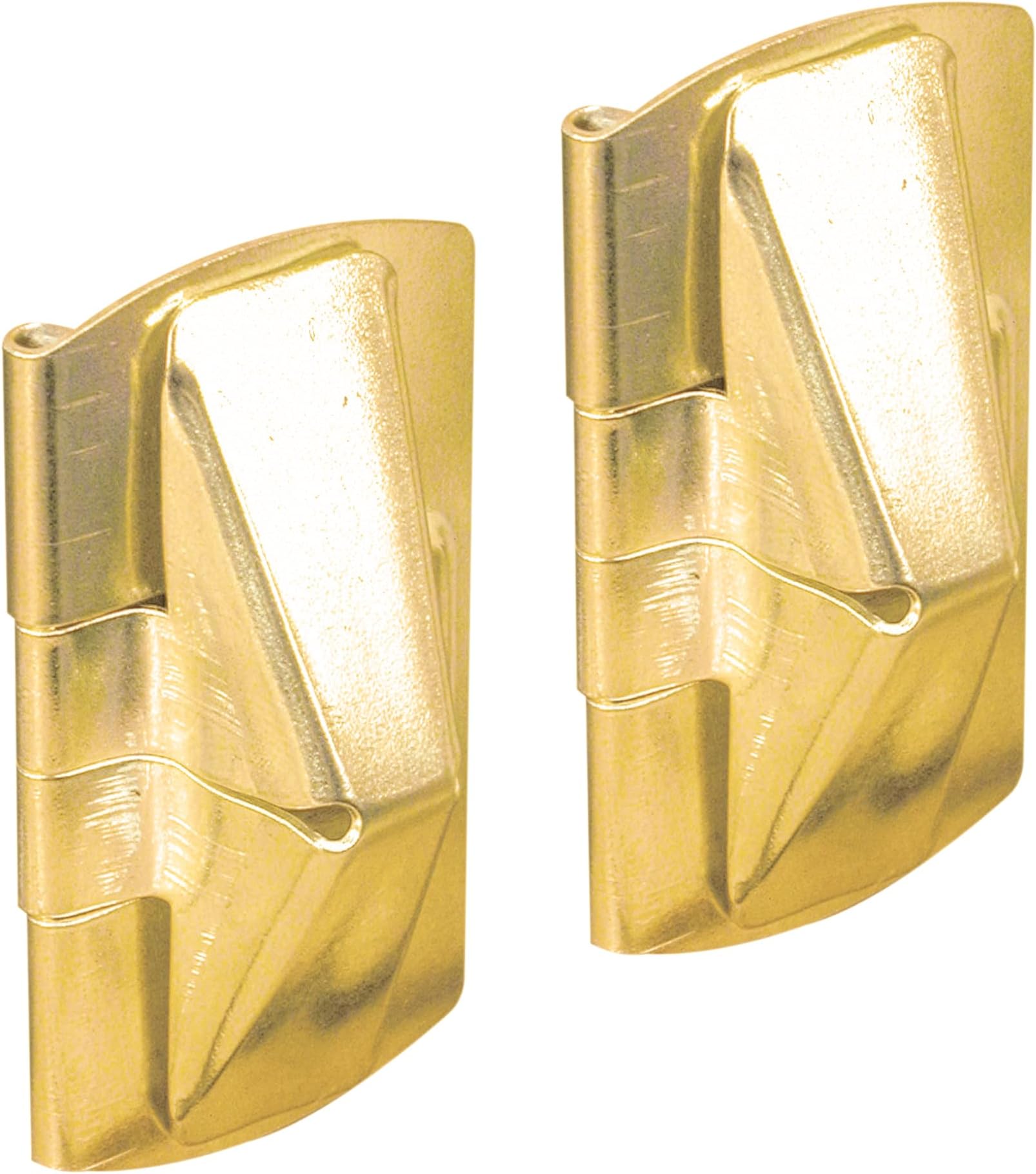 Prime-Line U 9938 Wood Window Vent Latch, Bright Brass, 2 Pack