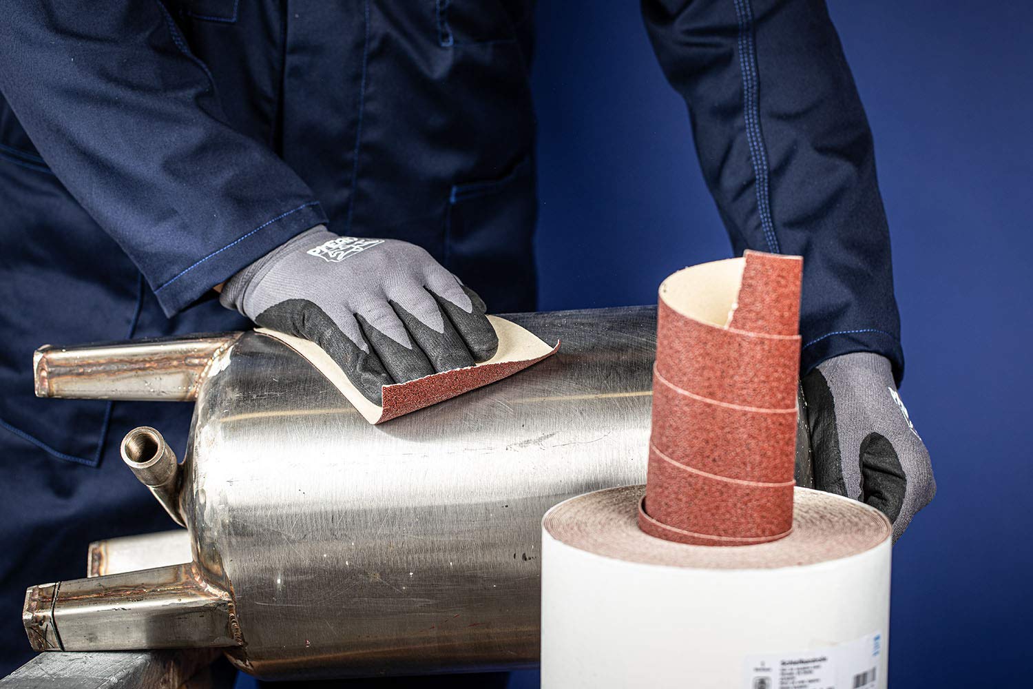 Rouleau De Bande Abrasive PFERD 45016412 - SBR 38 A120 - Pour Ponçage Manuel Métaux