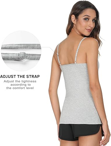 Miniatura 3 de Vislivin - Camiseta sin mangas para mujer con tirantes ajustables