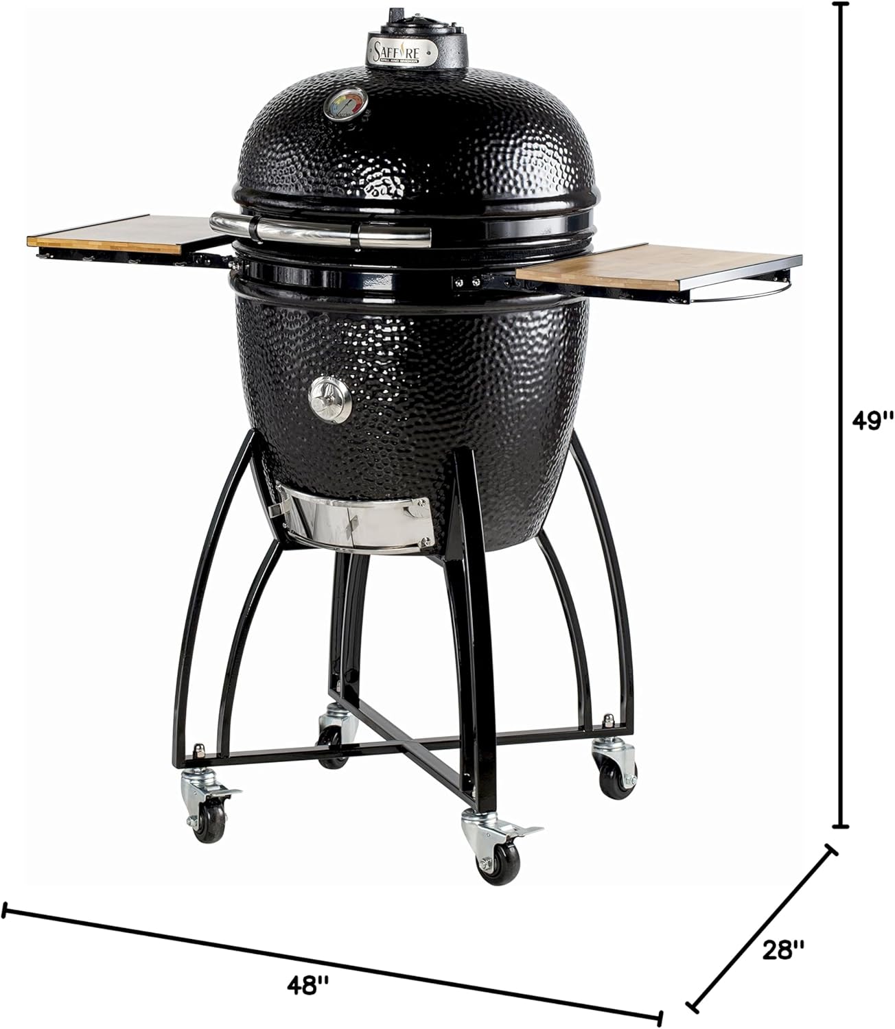 SGUB19-CGOB/KSC Bronze Smoker, 19" Grill, Onyx Black