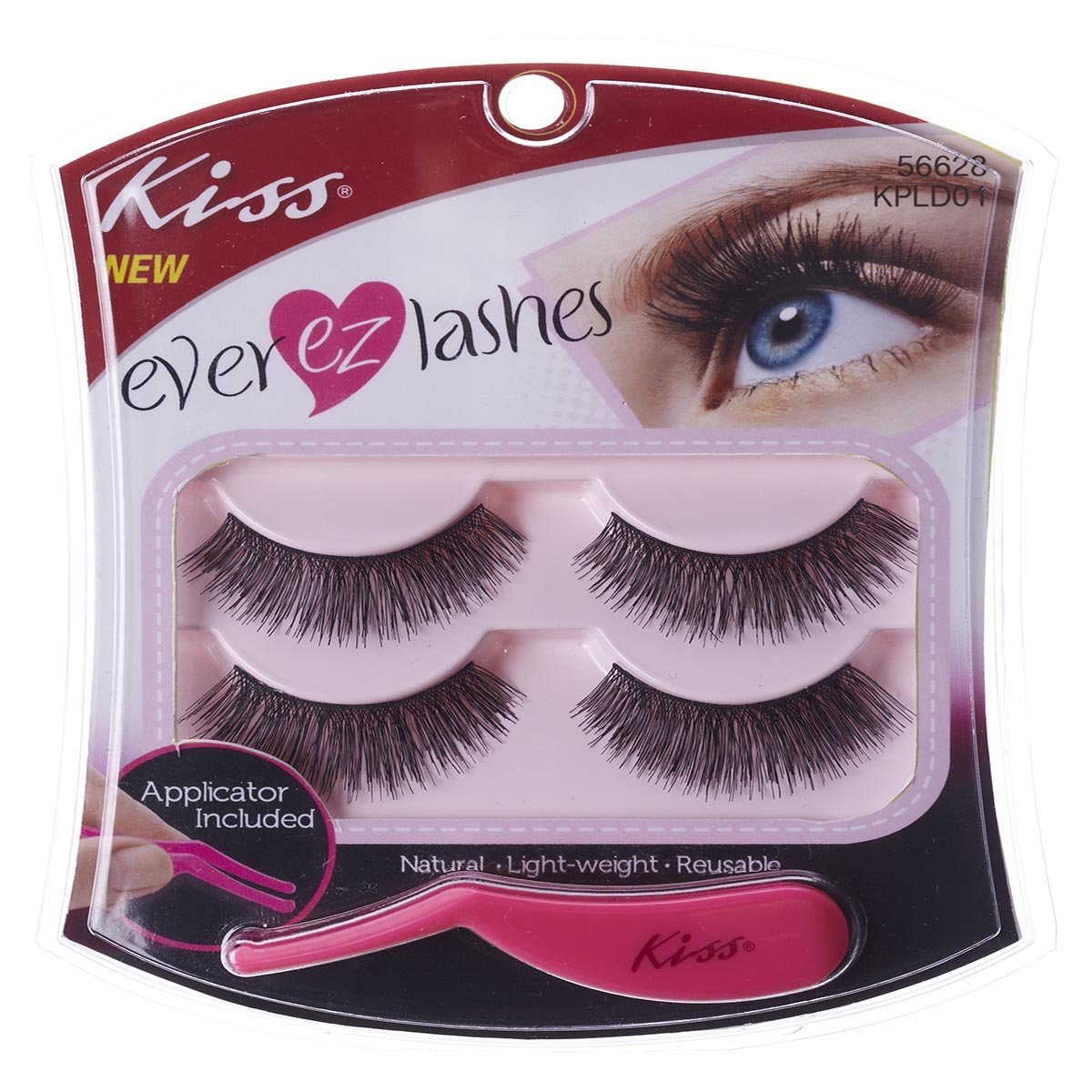 Kiss Products No. 05 Ever EZ Lashes, 4 Count