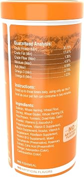 Omega One Goldfish Flakes, 2.2 oz.