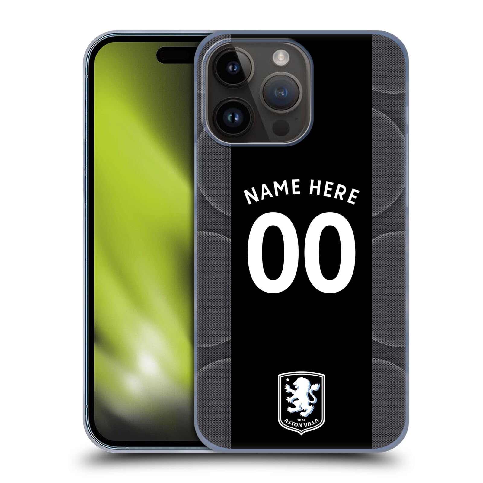 Coque Aston Villa iPhone 15 Pro Max rigide fine contre les rayures - 8