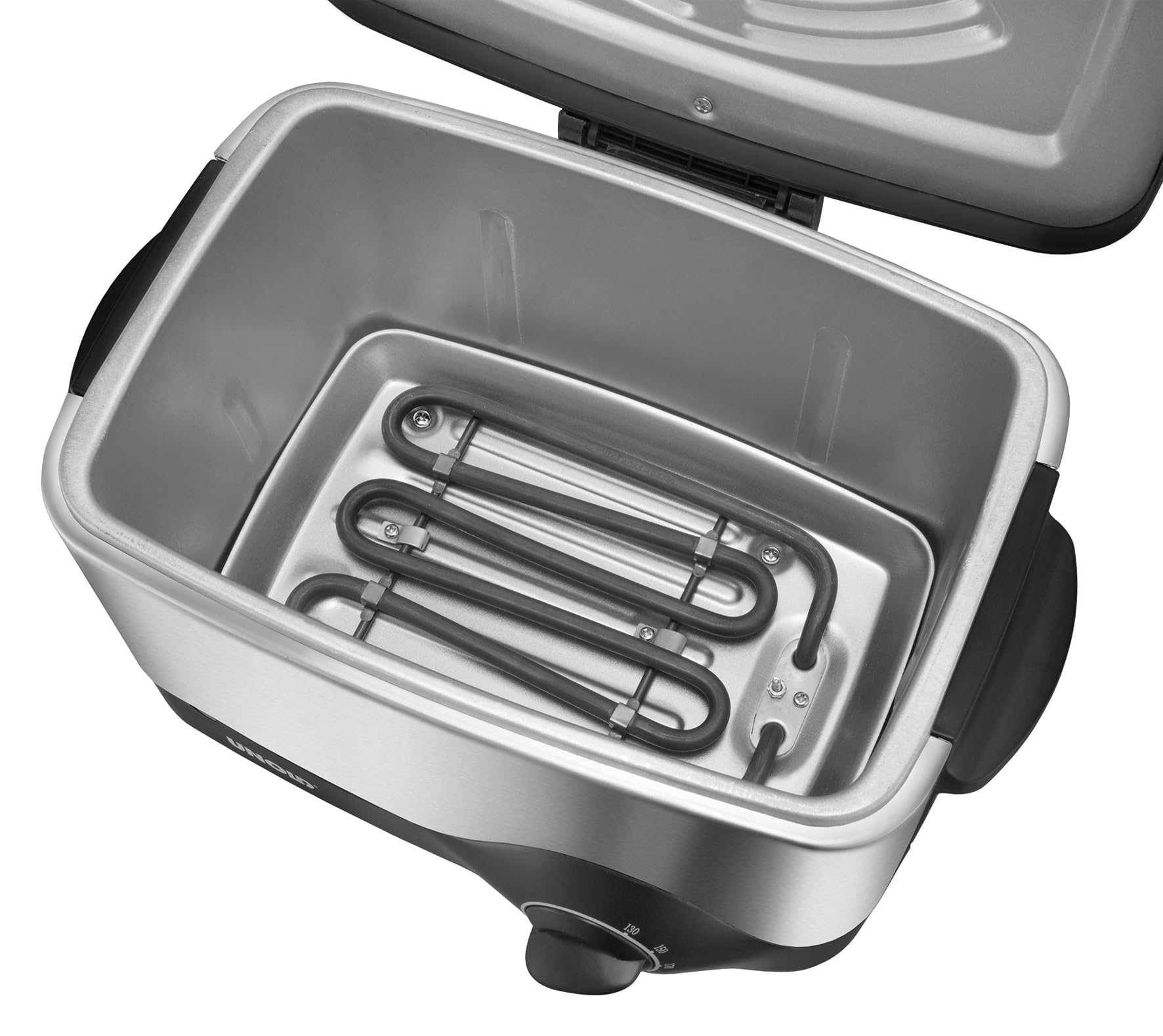 UNOLD 58615 FREIDORA SENCILLO NEGRO, ACERO INOXIDABLE